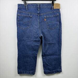 Vintage Levi's Orange Tab Jeans Husky 36 (36X19.5) USA Retro Denim 80's HEMMED